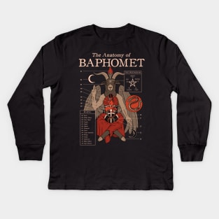 The Anatomy of Baphomet Kids Long Sleeve T-Shirt